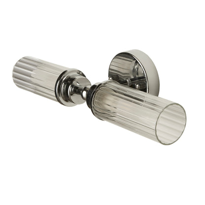 Vurton 2 Light Chrome Bathroom Wall Light