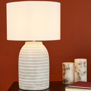 Jennie Cream Ceramic Table Lamp