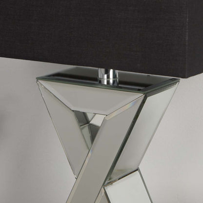 Athena Chrome Large Mirror Table Lamp
