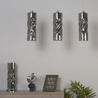 Demeter Smoked Glass LED Table Lamp