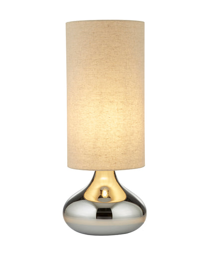 Cissy Dark Smokey Glass Table Lamp