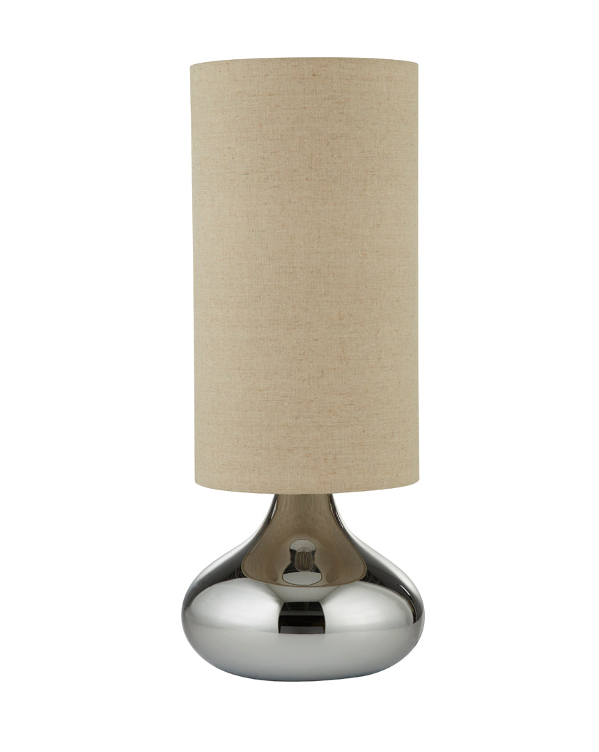 Cissy Dark Smokey Glass Table Lamp