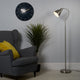 Fairfax Satin Silver Task Floor Lamp