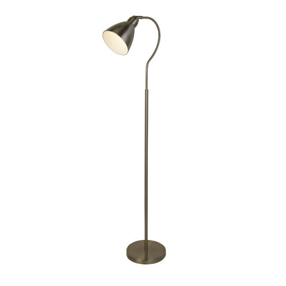 Fairfax Satin Silver Task Floor Lamp