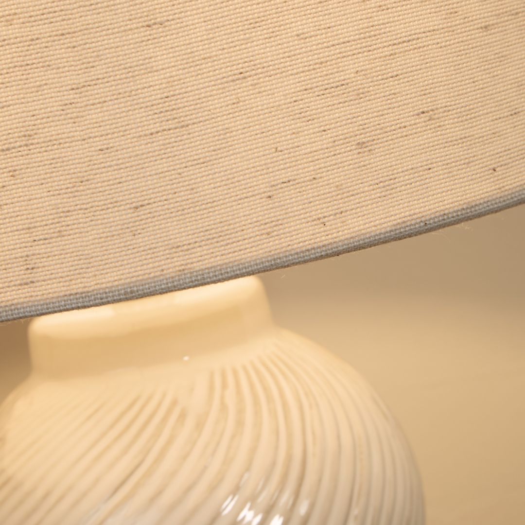 Wilmette White Ceramic Table Lamp