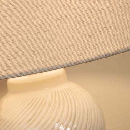 Wilmette White Ceramic Table Lamp