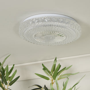 Adler Large Acrylic LED Flush Ceiling Light