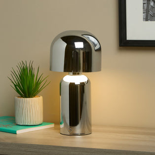 Tina Chrome LED Rechargeable Touch Table Lamp