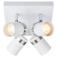 Camden 4 Light White Ceiling Spotlight Plate