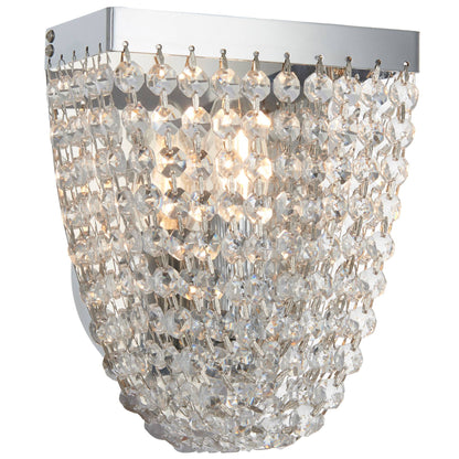 Byres Crystal Wall Light