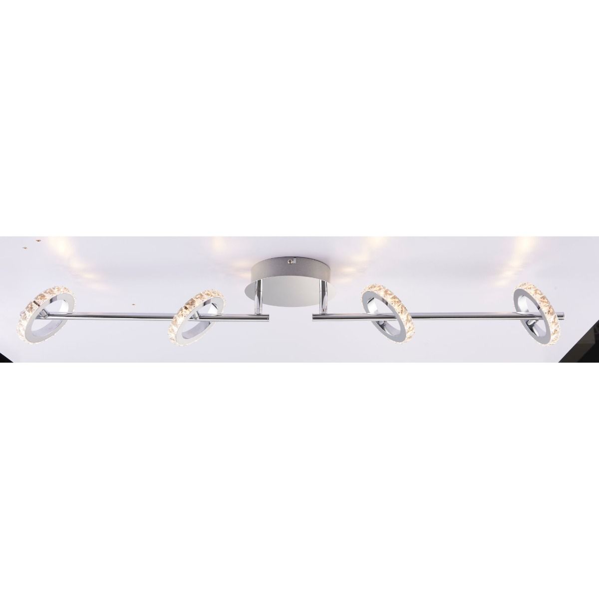 Alexa 4 Spot Bar LED Cool White Ceiling Light