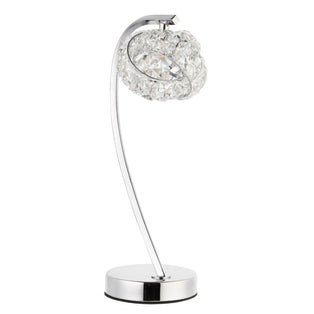 Monaco Chrome and Crystal Table Lamp
