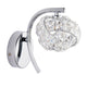 Monaco 1 Light Crystal Wall Light
