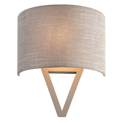Kaden 1 Light Grey Wood Wall Light