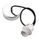 Cable Set Polished Chrome Pendant Lamp Holder