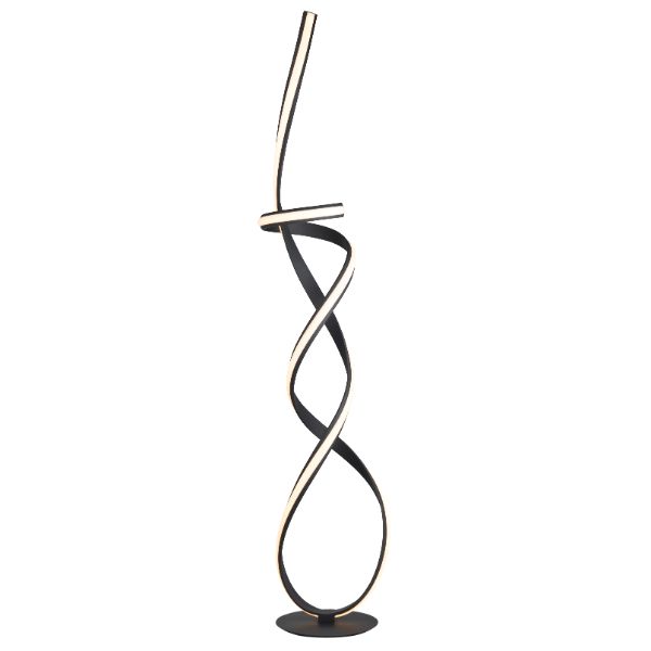 Fraser LED Matt Black Floor Lamp