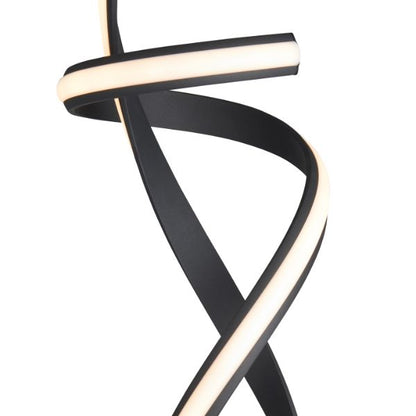 Fraser Matt Black LED Floor Lamp