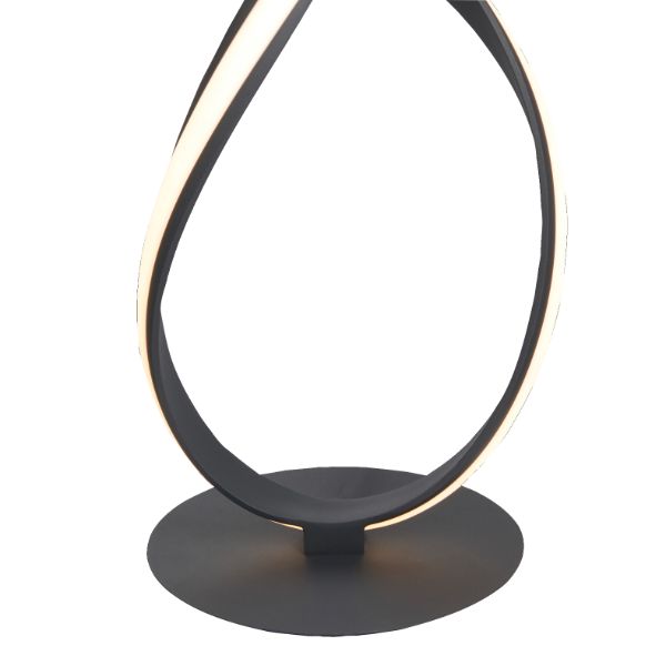 Fraser Matt Black LED Floor Lamp