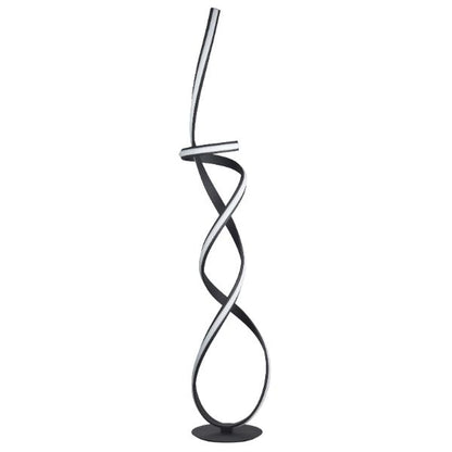 Fraser LED Matt Black Floor Lamp