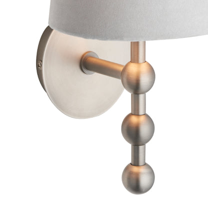 Bobble Aged Pewter Wall Light