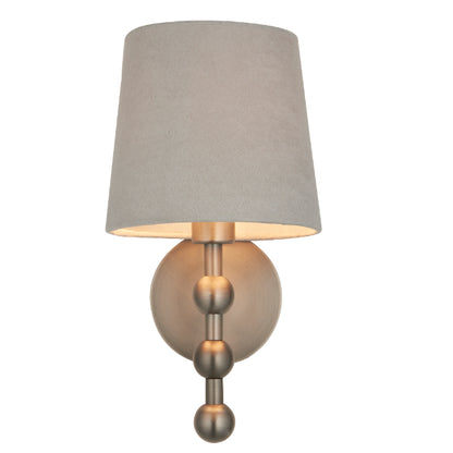 Bobble Aged Pewter Wall Light