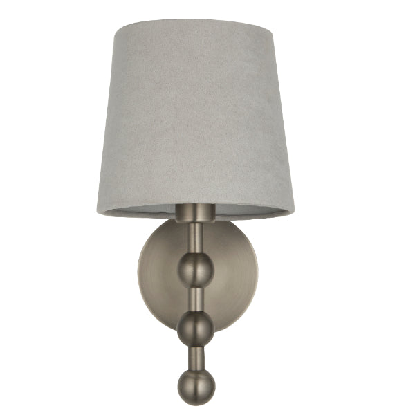 Bobble Aged Pewter Wall Light