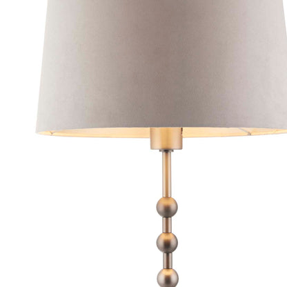 Bobble Aged Pewter Floor Lamp