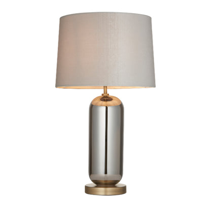 Lula Smoked Glass Touch Table Lamp