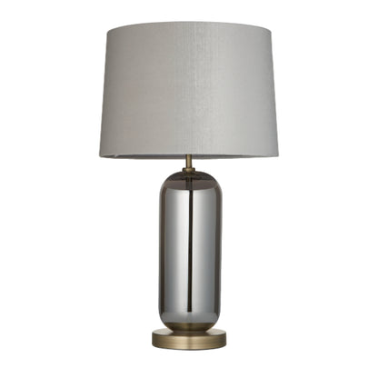 Lula Smoked Glass Touch Table Lamp
