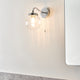 Amelie IP44 Polished Chrome Wall Light