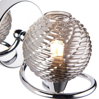 Twine Polished Chrome Wall Light