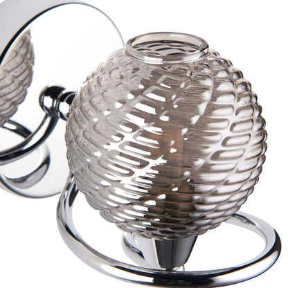 Twine Polished Chrome Wall Light