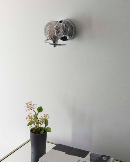 Twine Polished Chrome Wall Light