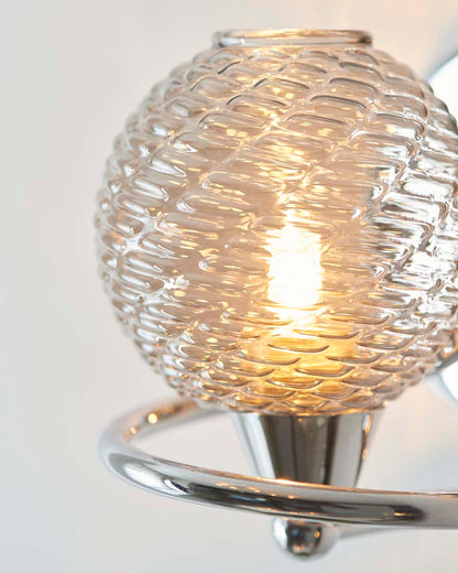 Twine Polished Chrome Wall Light