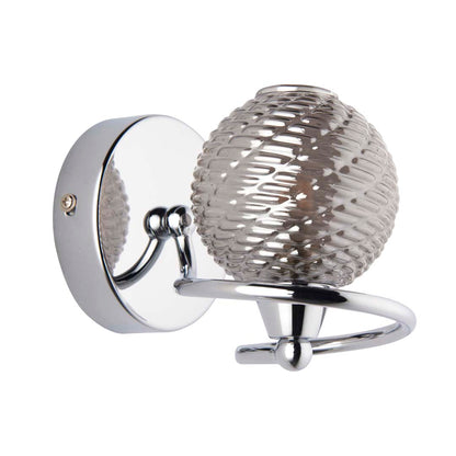 Twine Polished Chrome Wall Light
