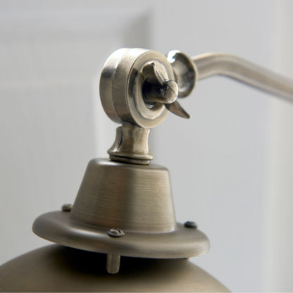 Madison Adjustable Antique Brass Wall Light