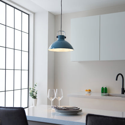Workshop Blue Pendant Shade