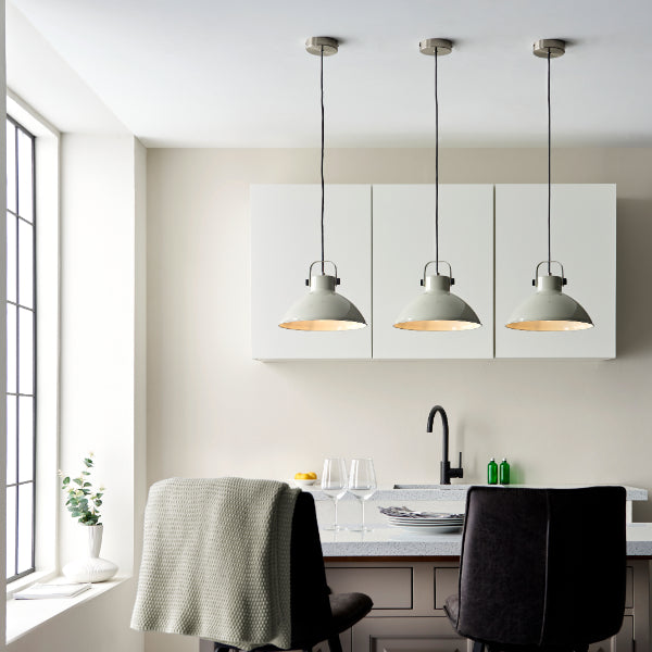 Workshop Beige Pendant Shade