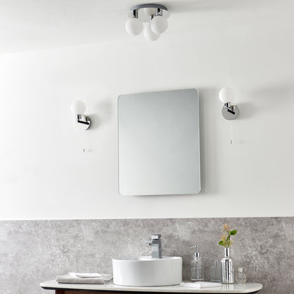 Tago Polished Chrome Wall Light