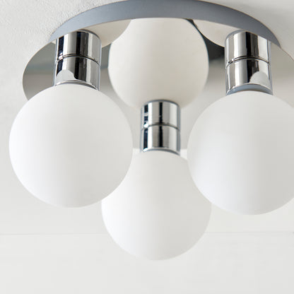 Tago 3 Light Semi Flush Ceiling Light
