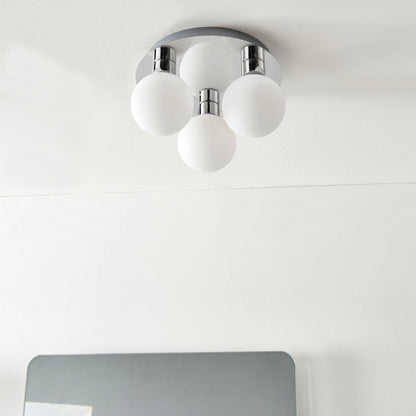 Tago 3 Light Semi Flush Ceiling Light