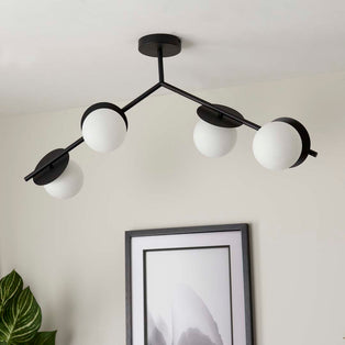 Satellite 4 Light Semi Flush Ceiling Light