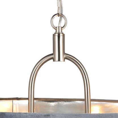Tassel Satin Nickel Ceiling Pendant