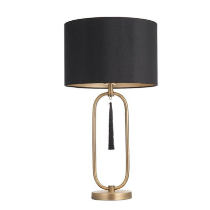Tassel Antique Brass Table Lamp