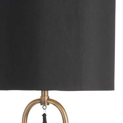 Tassel Antique Brass Table Lamp