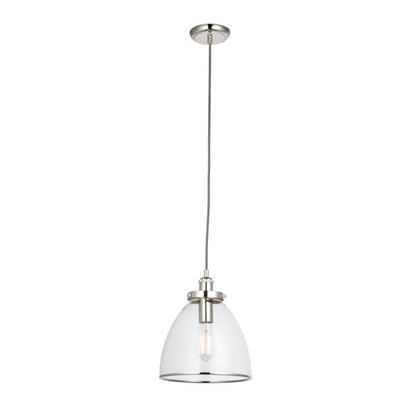 Brunswick Polished Nickel Ceiling Pendant