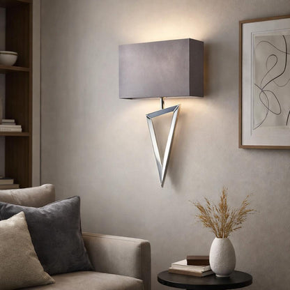 Gresham Polished Chrome Wall Light