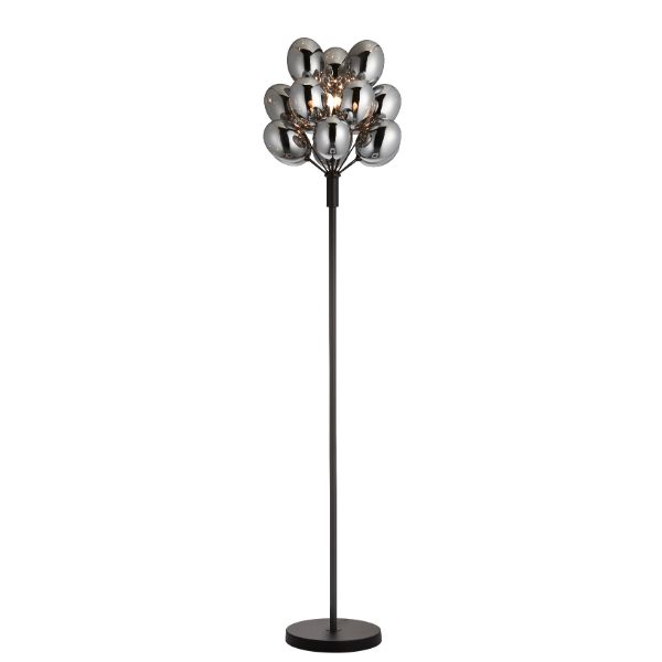 Tatum Matt Black Floor Lamp