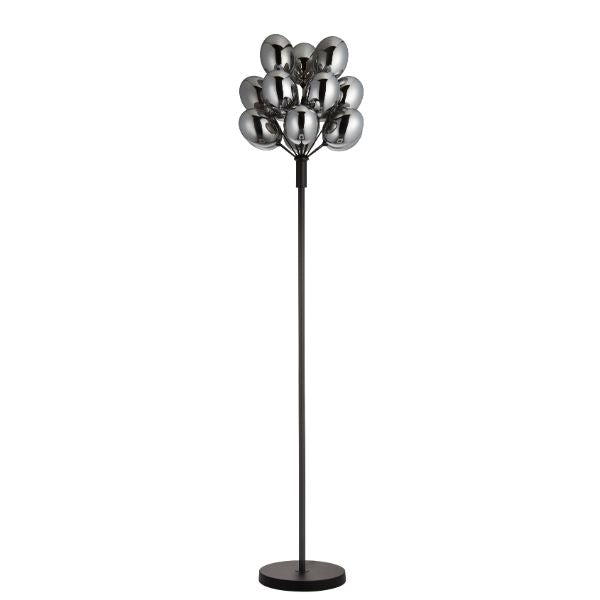 Tatum Matt Black Floor Lamp