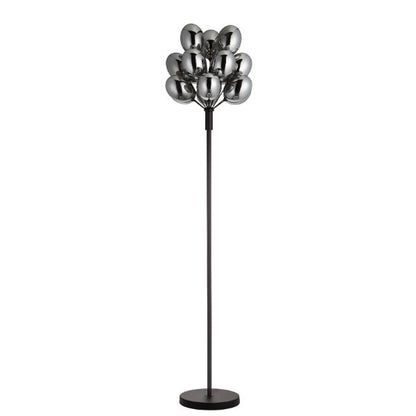Tatum Matt Black Floor Lamp
